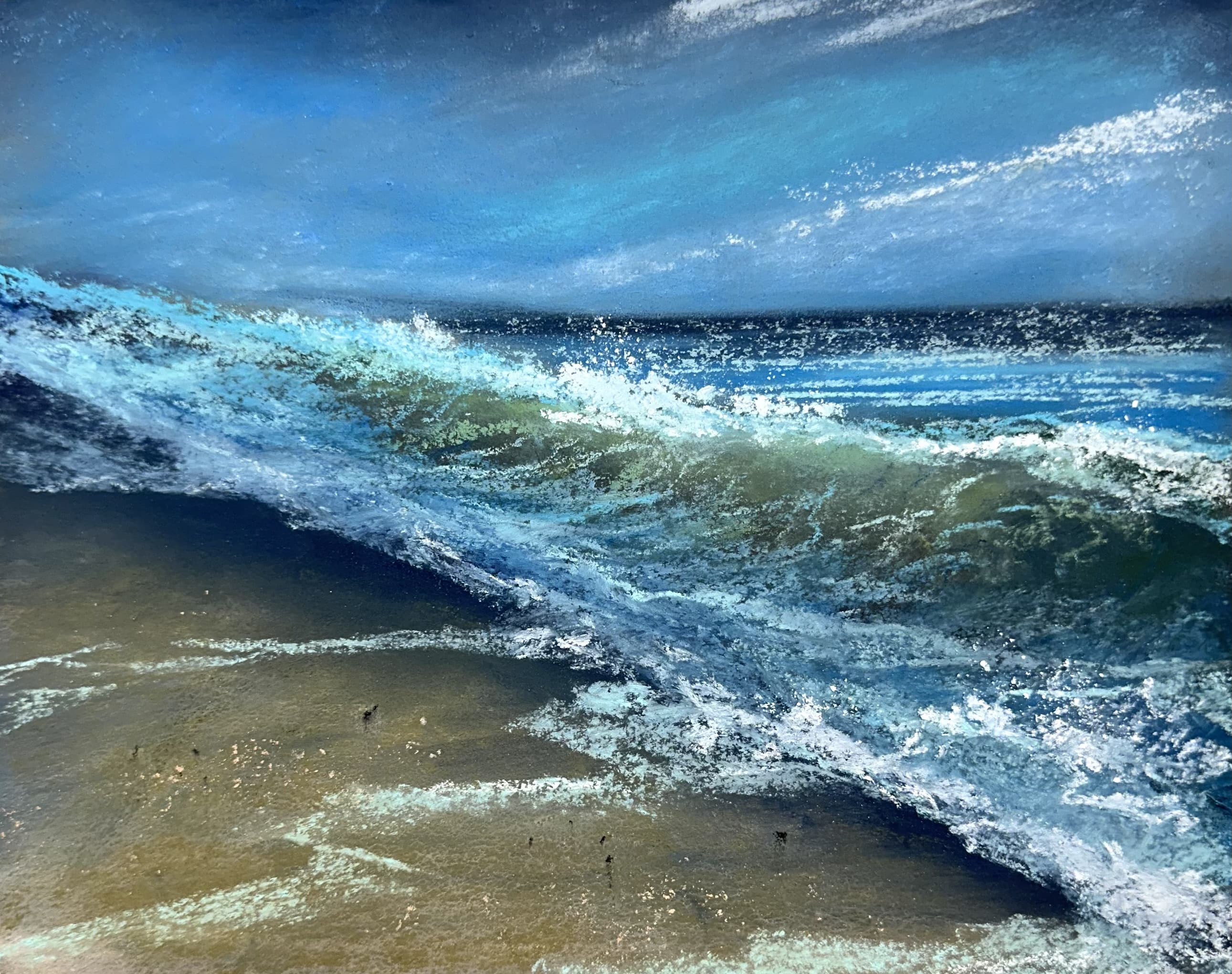 Blue Intersect  8 x 10