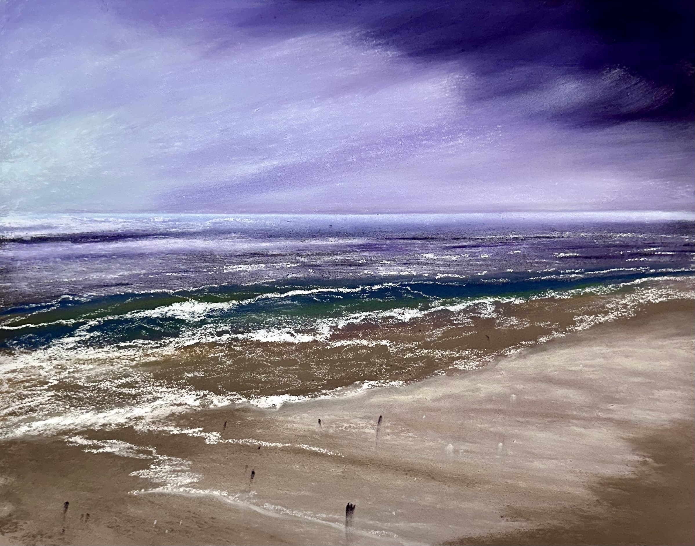 Eggplant Sea   11 x 14