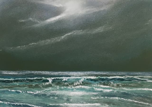 Moonlit Sea  11 x 14